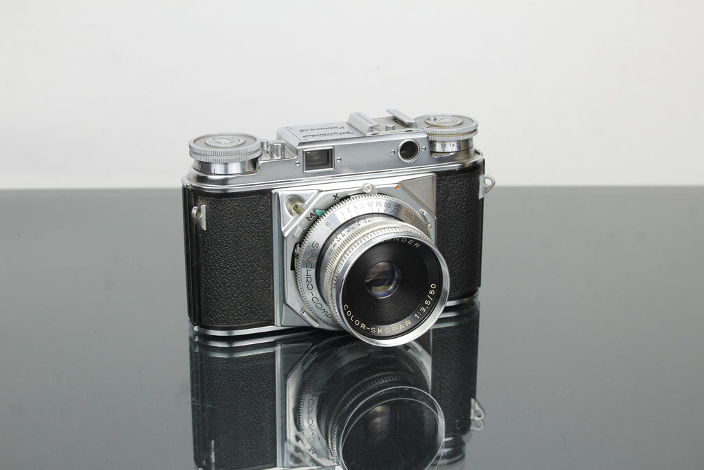 Voigtlander Prominent + 50mm f/1.5 Nokton lens