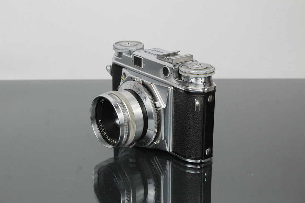 Voigtlander Prominent + 50mm f/1.5 Nokton lens