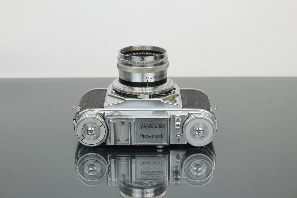 Voigtlander Prominent + 50mm f/1.5 Nokton lens